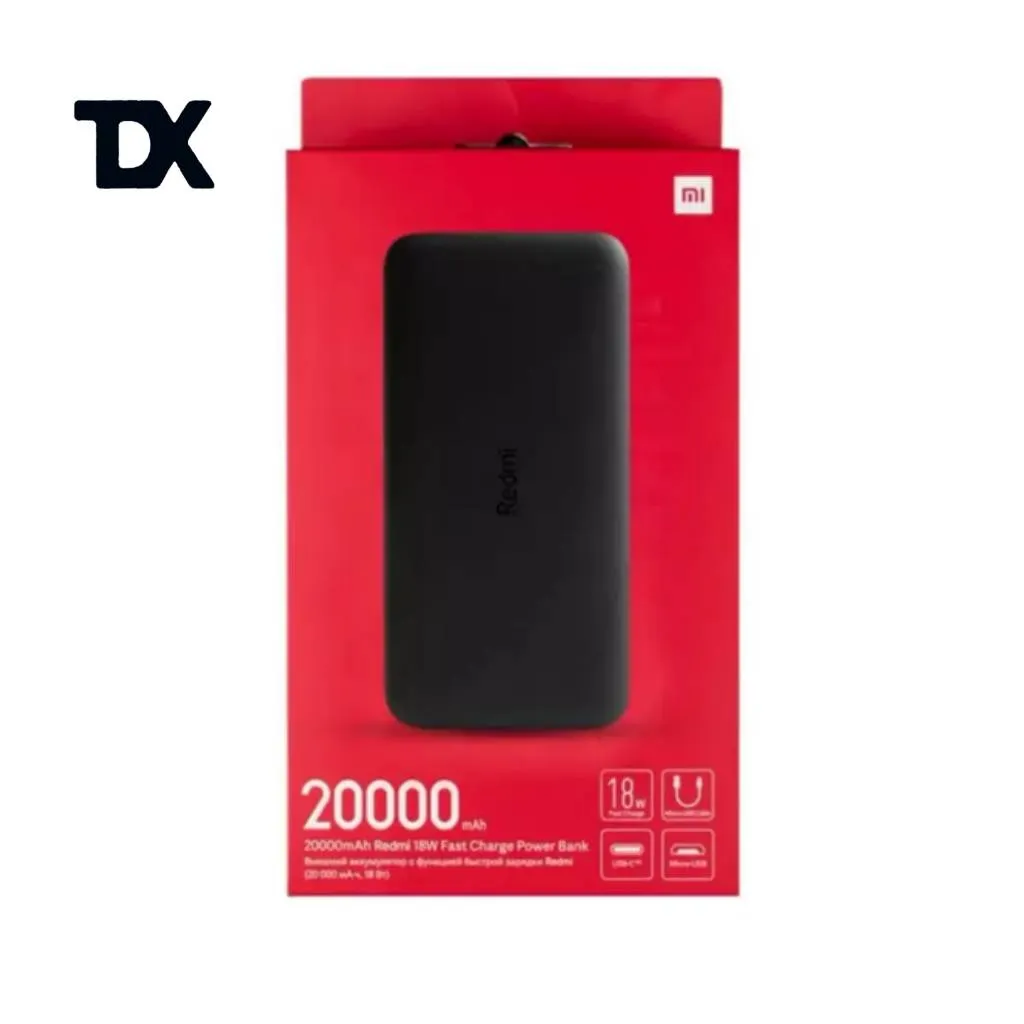 پاوربانک 20000میلی آمپر فست شارژ شیاوئومی مدل Redmi PB200LZM