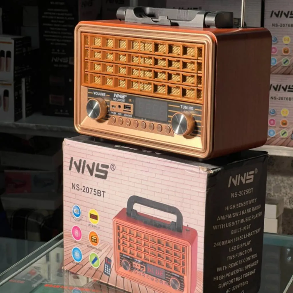 اسپیکر رادیو کلاسیک مدل NS-2075BT