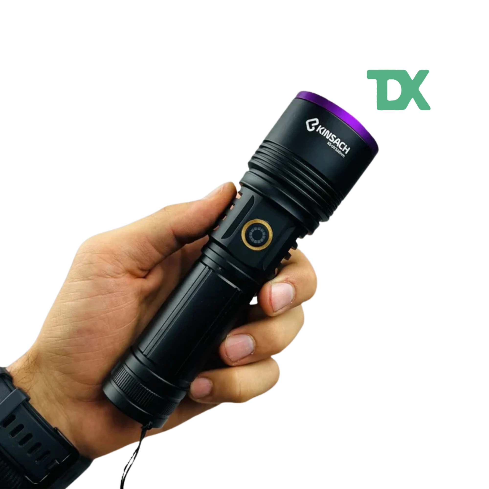 چراغ قوه یووی UV کینساچ KS-UV365nm پاوربانک دار