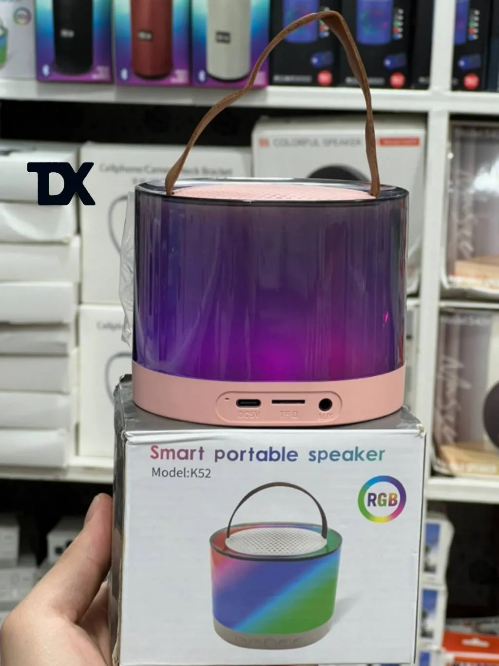 اسپیکر شیشه‌ای RBG مدل K52