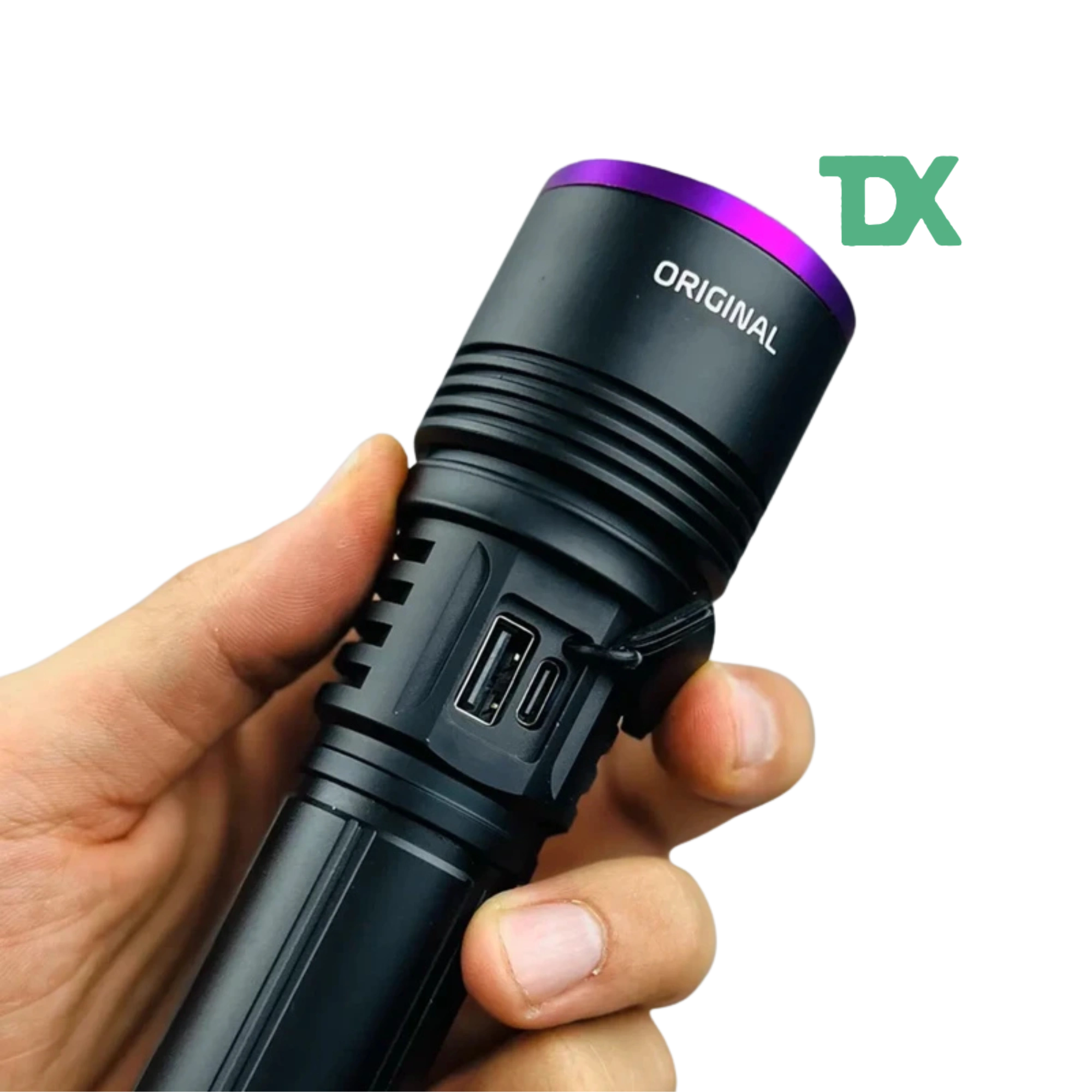 چراغ قوه یووی UV کینساچ KS-UV365nm پاوربانک دار