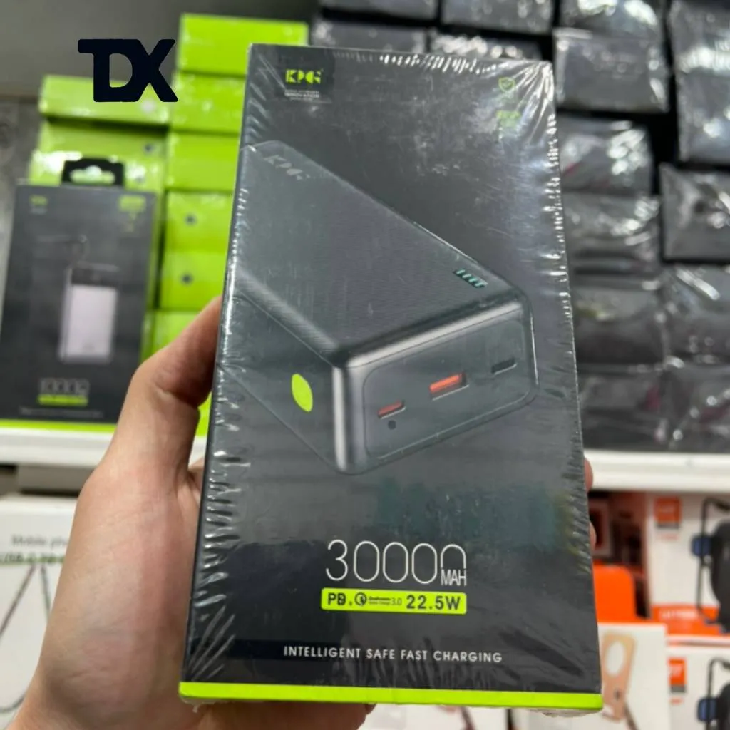 پاوربانک 30000میلی آمپر کی پی جی مدل KPG-34