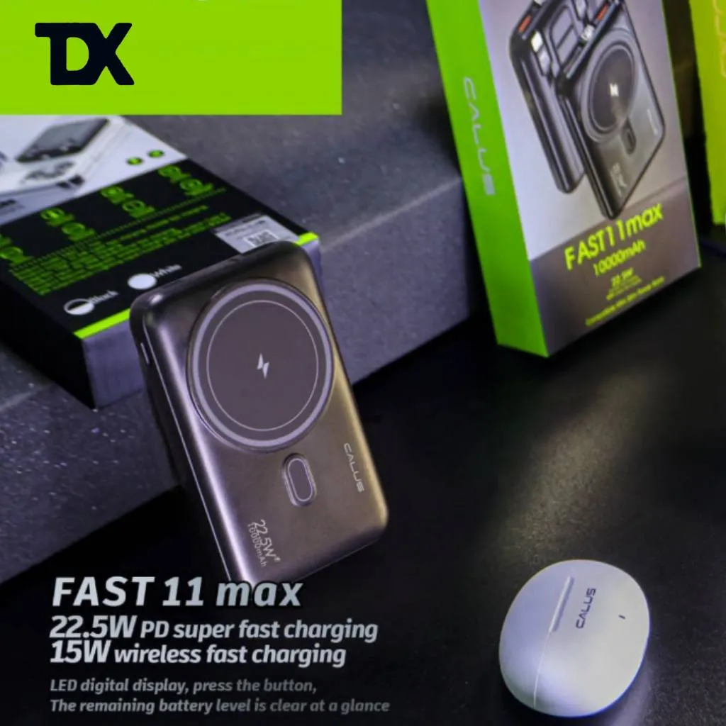 پاوربانک مگ سیف 10000میلی آمپر کالوس مدل Fast11Max