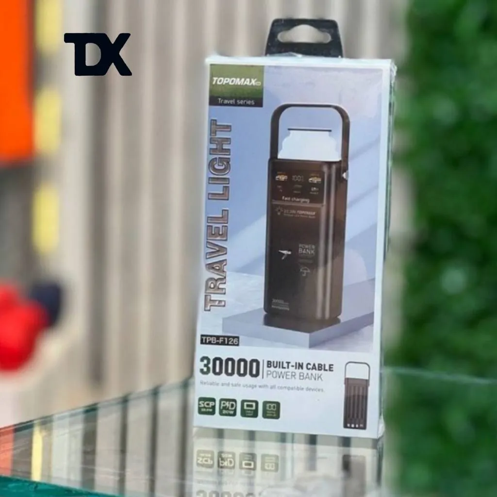 پاوربانک 30000میلی آمپر توپوماکس مدل TPB-126