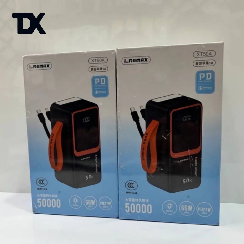 پاوربانک 50000میلی آمپر ای ریمکس مدل XT50A