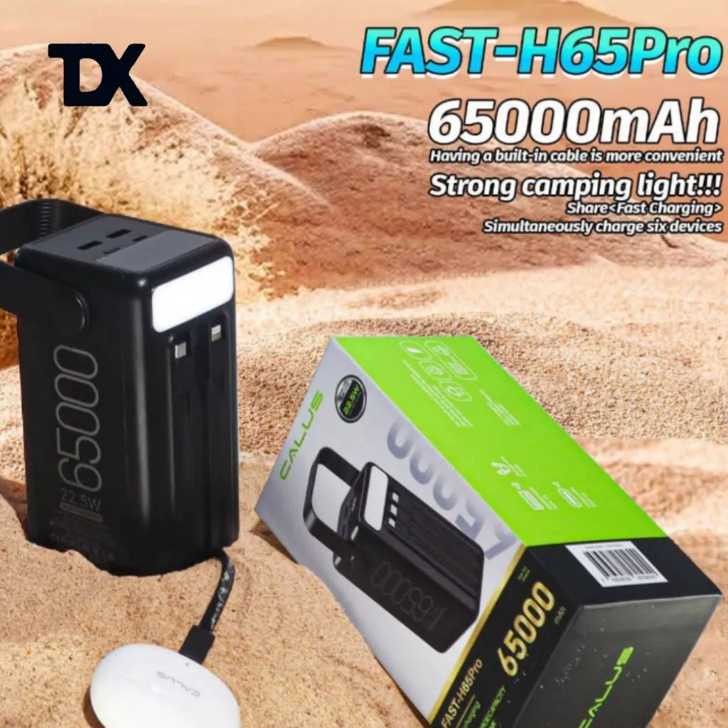 پاوربانک65000میلی آمپر کالوس مدل Fast H65Pro