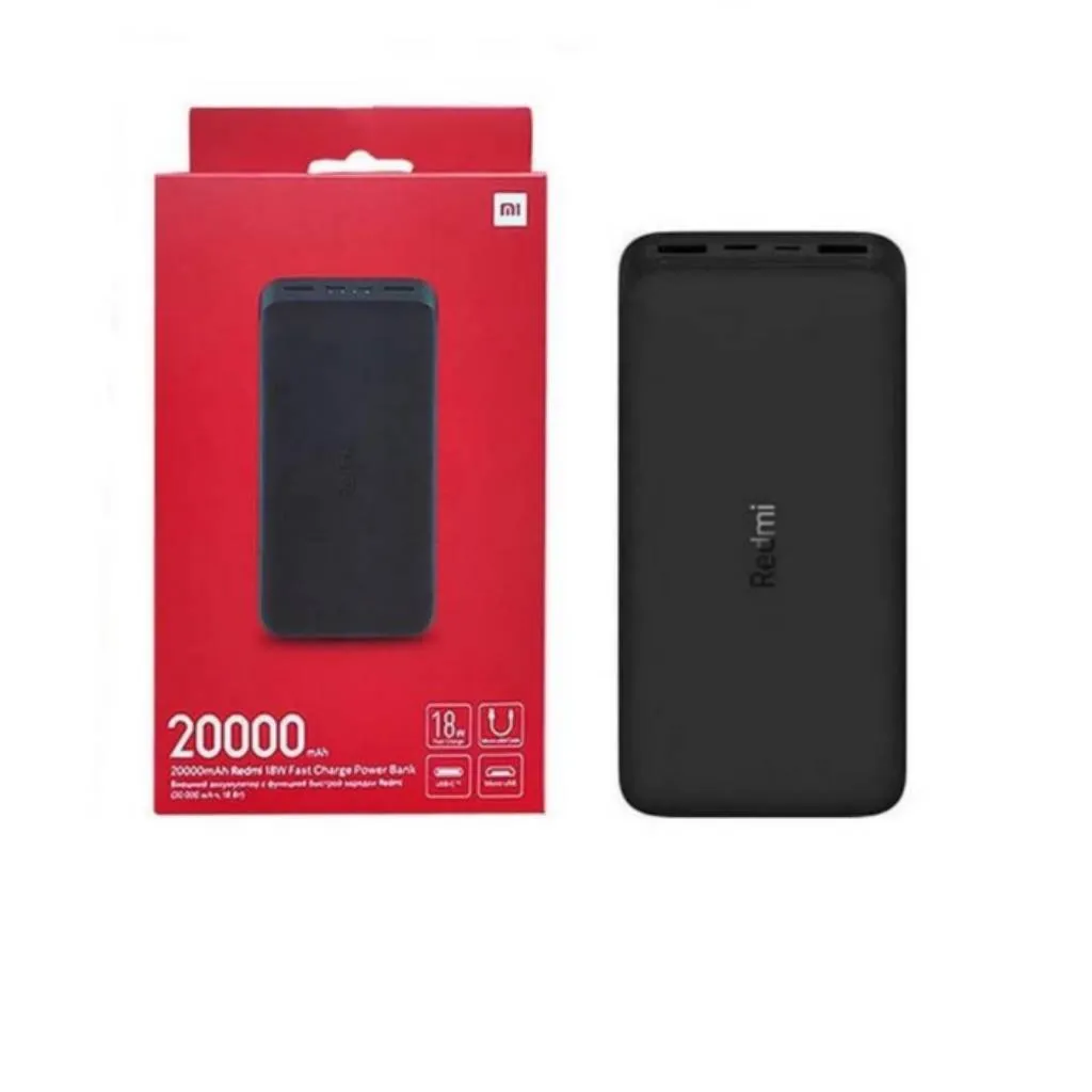پاوربانک 20000میلی آمپر فست شارژ شیاوئومی مدل Redmi PB200LZM