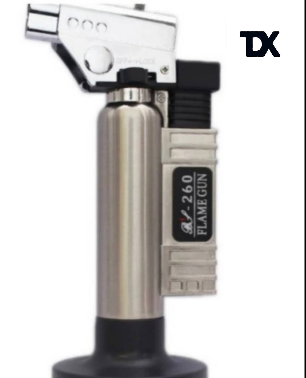 فندک شعله افکن هواگاز فشار قوی بدنه فلزی PLAME GUN 260JET