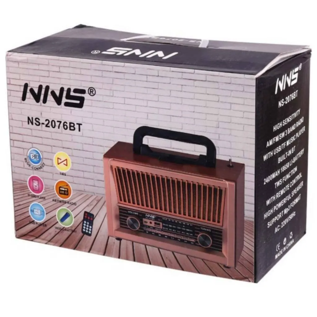 اسپیکر رادیو کلاسیک مدل NNS-2076BT