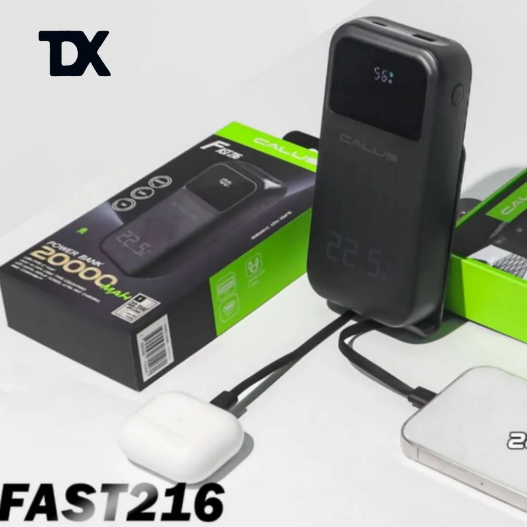 پاوربانک 20000میلی آمپر کالوس مدل Fast216