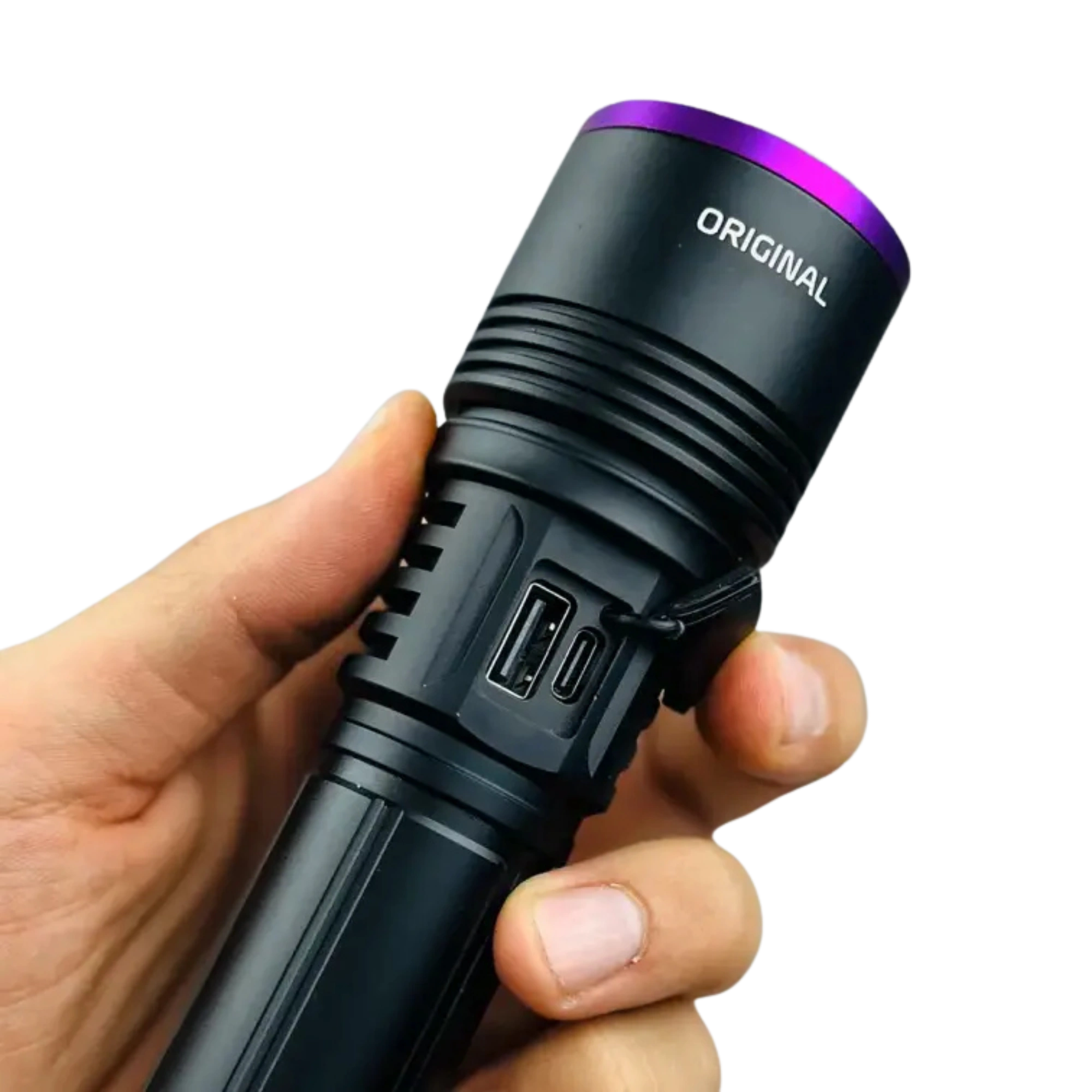 چراغ قوه یووی UV کینساچ مدل KS-UV365nm پاوربانک دار