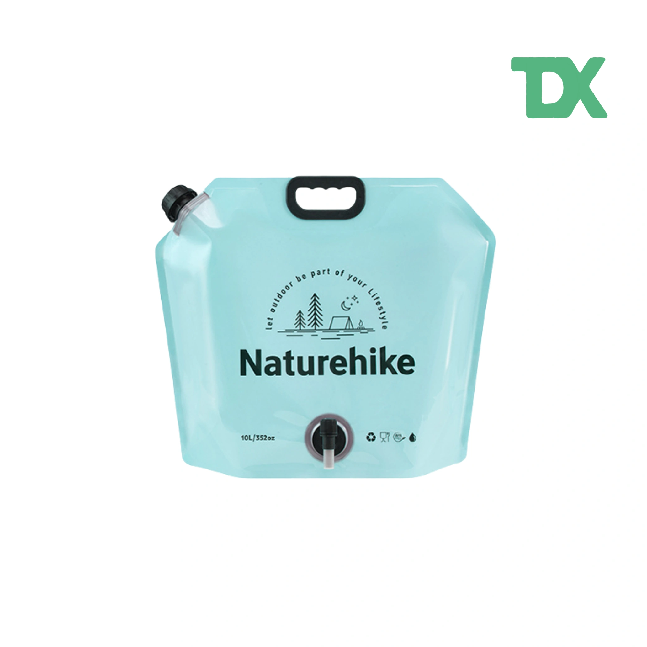 گالن آب تاشو 10 لیتری شیردار نیچرهایک CNK2450CF027