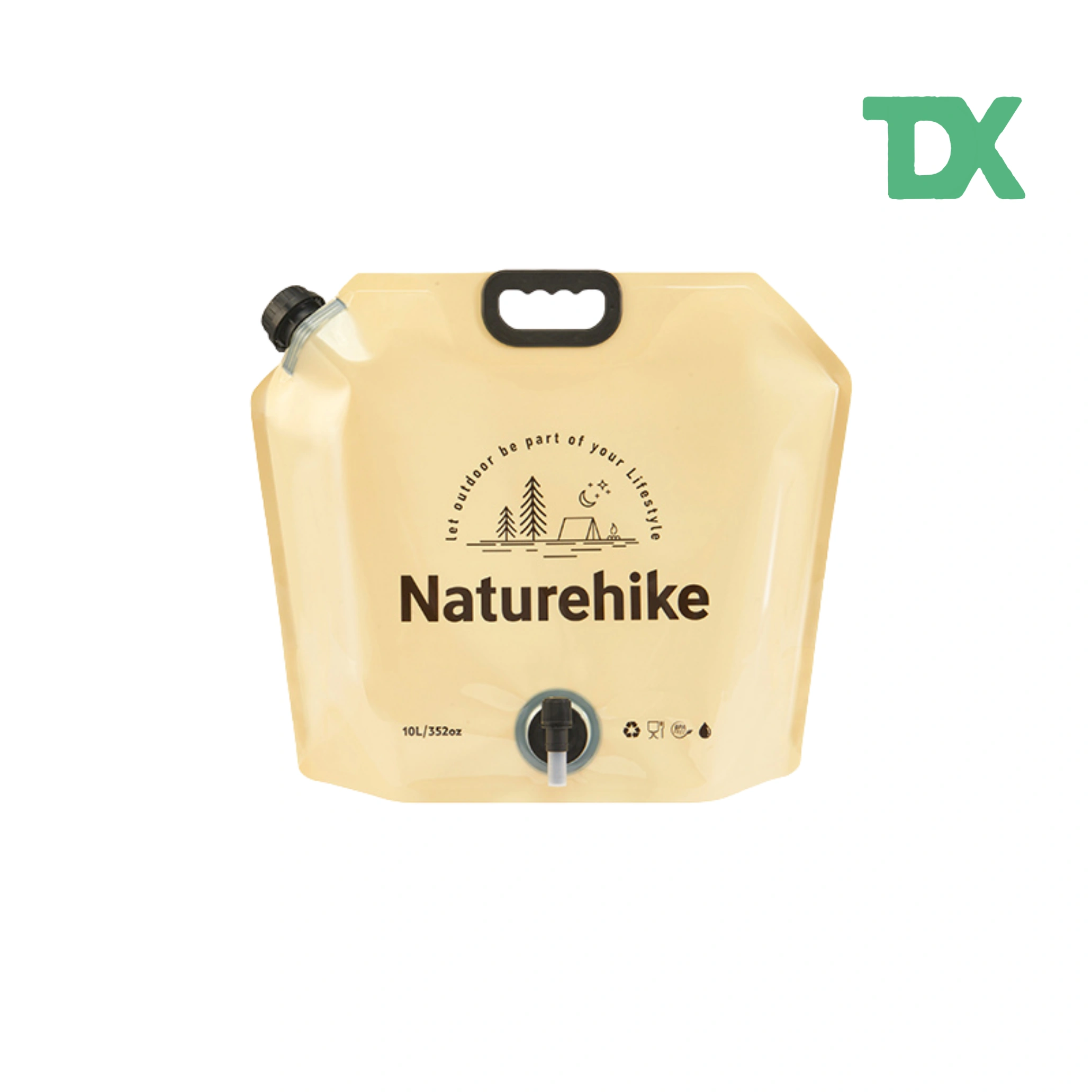 گالن آب تاشو 10 لیتری شیردار نیچرهایک CNK2450CF027